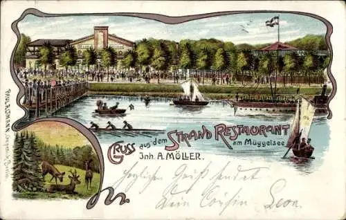 Litho Berlin Köpenick, Strand Restaurant am Müggelsee