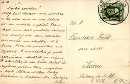 Ak Prešov Eperies Slowakei, Santa Maria Institut, englischer Jungfrauen