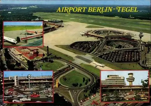 Ak Berlin Reinickendorf Tegel, Flughafen