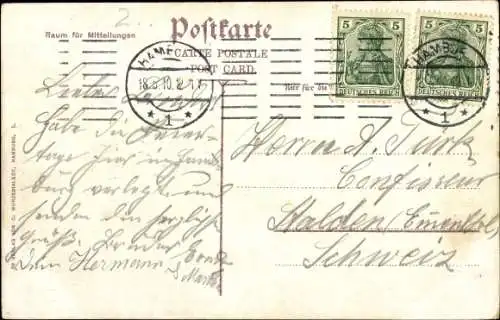 Ak Hamburg Altona Blankenese, Panorama