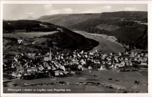 Ak Möhringen in Baden Tuttlingen, Fliegeraufnahme