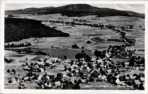 Ak Nagel im Fichtelgebirge Oberfranken, Fliegeraufnahme