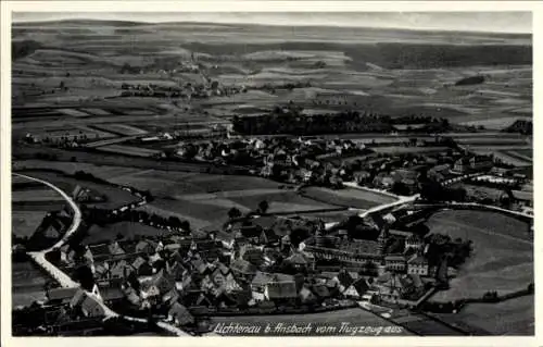 Ak Lichtenau in Mittelfranken, Fliegeraufnahme