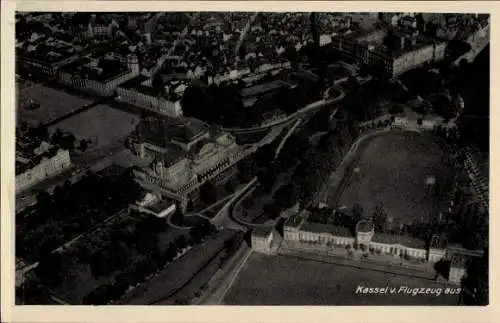 Ak Kassel in Hessen, Fliegeraufnahme