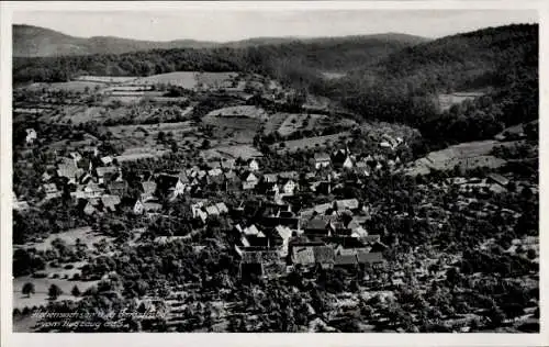 Ak Hohensachsen Weinheim an der Bergstraße Baden, Fliegeraufnahme