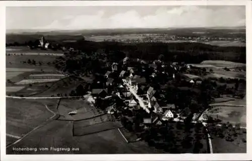 Ak Hohenberg Deutschland, Fliegeraufnahme