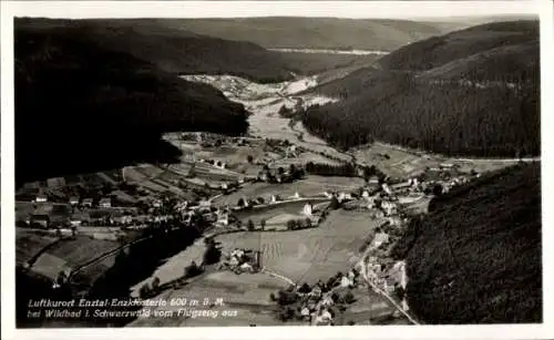 Ak Enzklösterle im Schwarzwald, Fliegeraufnahme