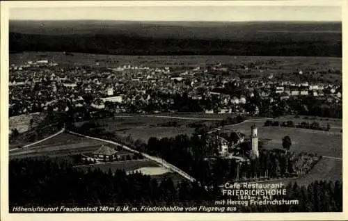 Ak Freudenstadt im Schwarzwald, Fliegeraufnahme