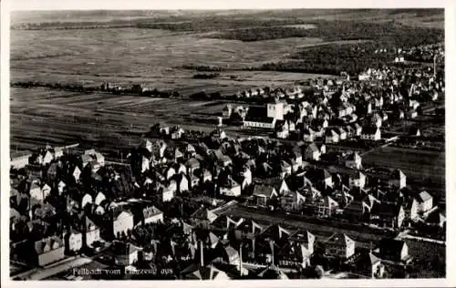 Ak Fellbach in Württemberg, Fliegeraufnahme