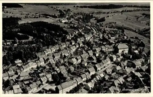 Ak Sankt Andreasberg Braunlage im Oberharz, Fliegeraufnahme