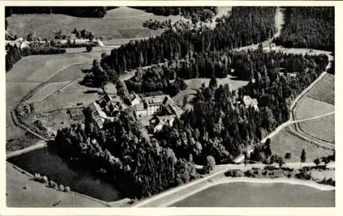 Ak Clausthal Zellerfeld im Oberharz, Erbprinzentanne, Fliegeraufnahme