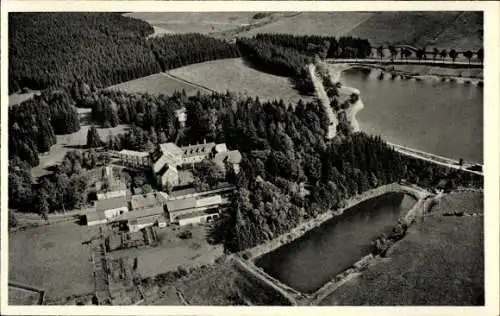 Ak Clausthal Zellerfeld im Oberharz, Erbprinzentanne, Fliegeraufnahme