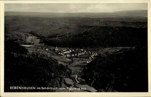 Ak Bebenhausen Tübingen am Neckar, Fliegeraufnahme