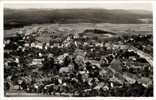 Ak Bonndorf im Schwarzwald, Fliegeraufnahme