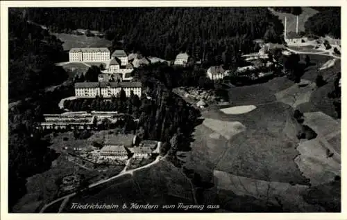 Ak Friedrichsheim Malsburg Marzell im Schwarzwald, Fliegeraufnahme, Kandern