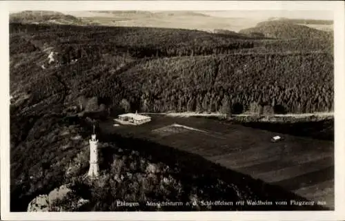 Ak Ebingen Albstadt in Württemberg, Fliegeraufnahme