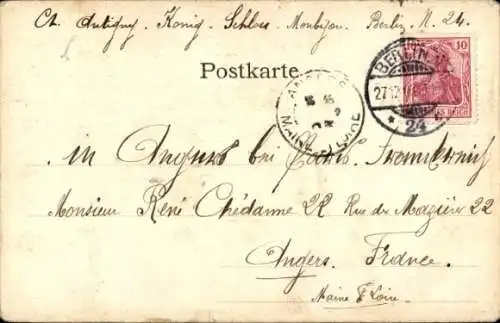 Relief Ak Berlin Mitte, Rathaus