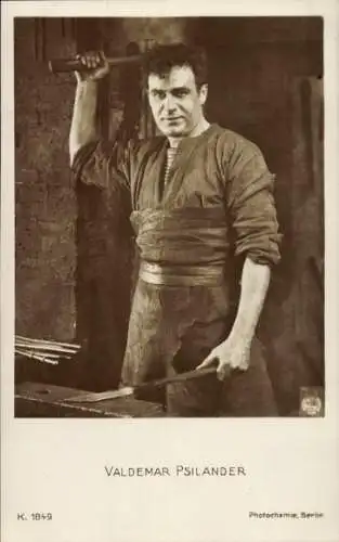 Ak Schauspieler Waldemar Psylander, Portrait, Das zweite Ich, Schmied