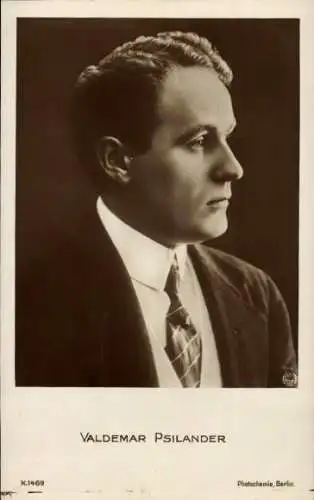 Ak Schauspieler Waldemar Psilander, Portrait