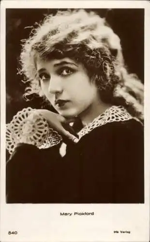 Ak Schauspielerin Mary Pickford, Portrait