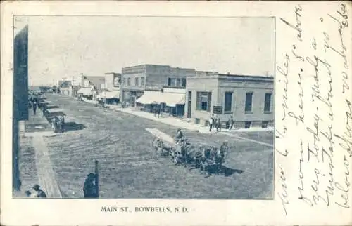 PC Bowbells North Dakota USA, Main Street