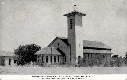 PC Curaçao Netherlands Antilles Caribbean, Protestant Church, Rio Canario