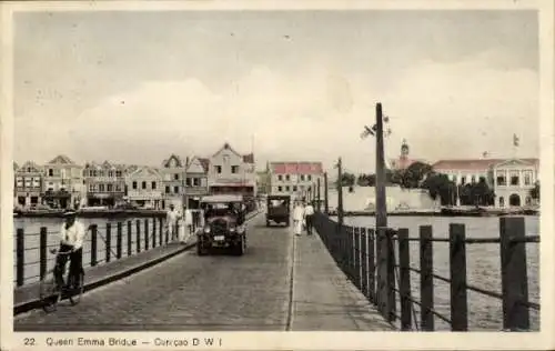 PC Curaçao Netherlands Antilles Caribbean, Queen Emma Bridge