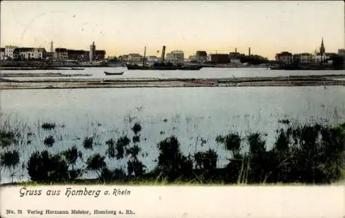 Ak Homberg am Rhein Duisburg im Ruhrgebiet, Panorama