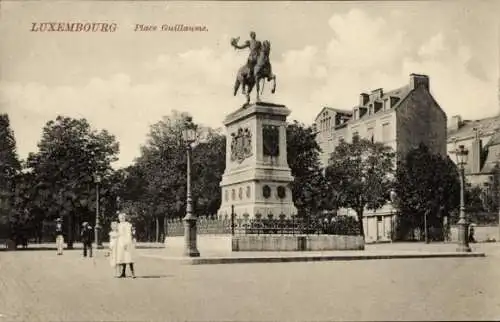 Ak Luxembourg Luxemburg, Place Guillaume