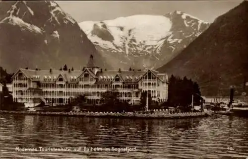 Ak Balholm Sogn Norwegen, Modernes Touristenhotel