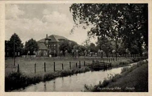 Ak Boizenburg an der Elbe, Blick zur Schule