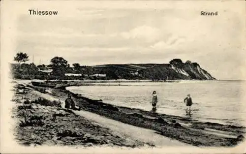 Ak Thiessow auf Rügen, Strand