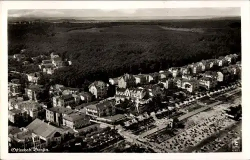 Ak Ostseebad Bansin Heringsdorf auf Usedom, Panorama, Luftbild