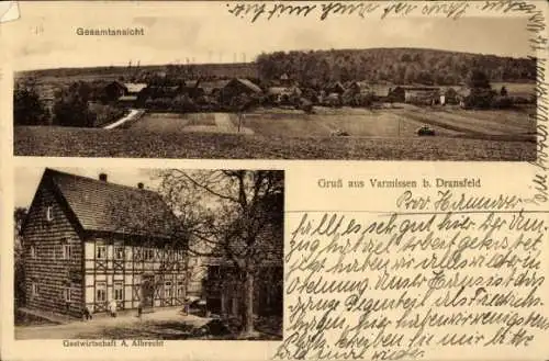 Ak Varmissen Dransfeld in Niedersachsen, Totale, Gasthof