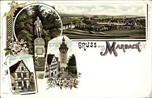 Präge Litho Liechtenstein, Landesflagge, Wehende Fahne