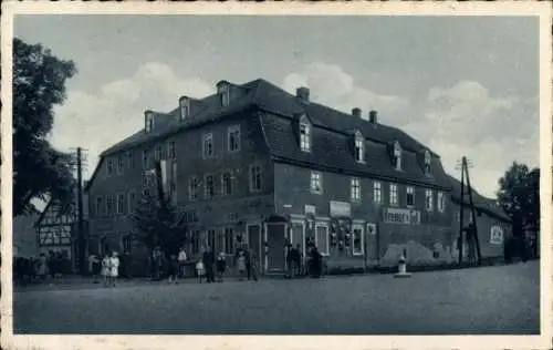 Ak Schwarza Saalbahn Rudolstadt in Thüringen, Gasthaus Bremer Hof