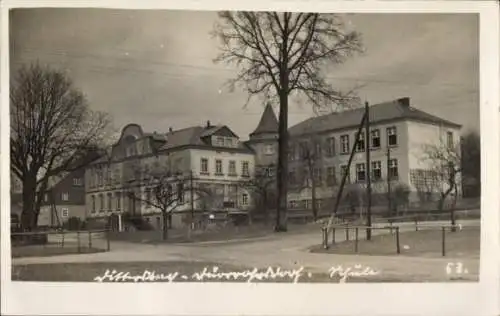 Ak Dürrröhrsdorf Dittersbach in Sachsen, Schule