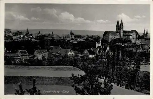 Ak Quedlinburg im Harz, Gesamtansicht