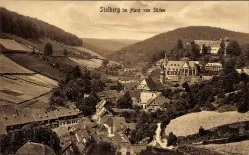 Ak Stolberg im Harz, Gesamtansicht