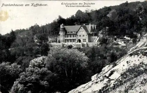 Ak Bad Frankenhausen am Kyffhäuser Thüringen, Frankenburg, Erholungsheim