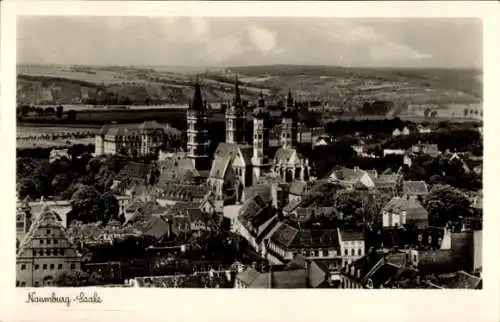 Ak Naumburg an der Saale, Stadtpanorama