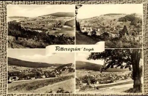 Ak Rittersgrün Breitenbrunn im Erzgebirge, Panorama