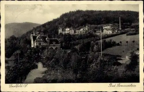 Ak Saalfeld an der Saale, Bad Sommerstein