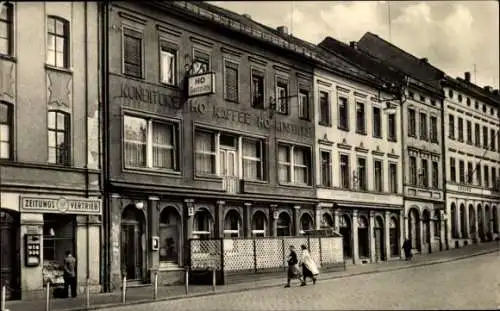 Ak Schleiz im Vogtland Thüringen, Neumarkt, Gaststätte, Zeitungsvertrieb