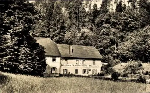 Ak Schleifreisen in Thüringen, Gasthaus und Sommerfrische Bockmühle