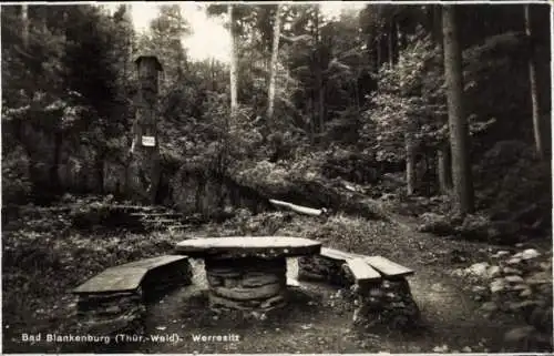 Ak Bad Blankenburg in Thüringen, Werresitz