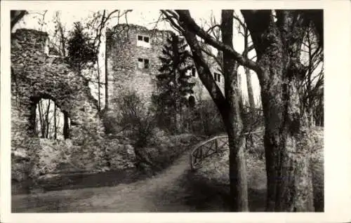 Ak Bad Liebenstein im Thüringer Wald, Burgruine Liebenstein