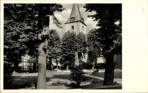 Ak Dissen am Teutoburger Wald, Kirchplatz, Kirchturm