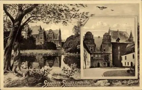 Ak Schledehausen Bissendorf in Niedersachsen, Schloss Schelenburg, Wasserburg