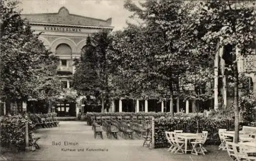 Ak Bad Elmen Salzelmen Schönebeck an der Elbe, Kurhaus, Konzerthalle